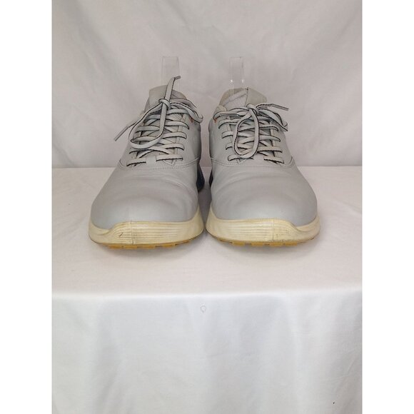 ecco M Golf S-Three Concrete Retro Blue Performance Golf Shoes Size (44) 10-10. - Picture 3 of 12